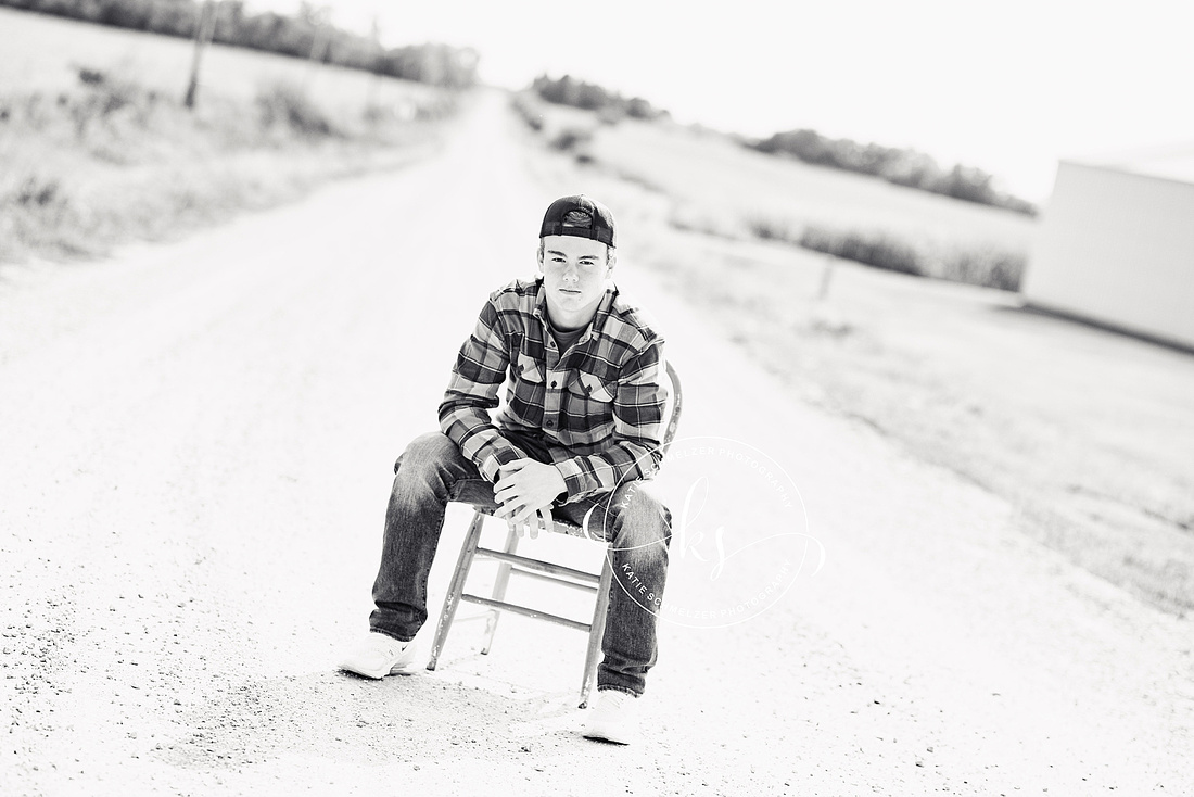 Senior portraits with Solon IA senior photographed by KS Photography