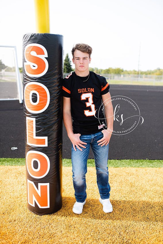 Senior portraits with Solon IA senior photographed by KS Photography