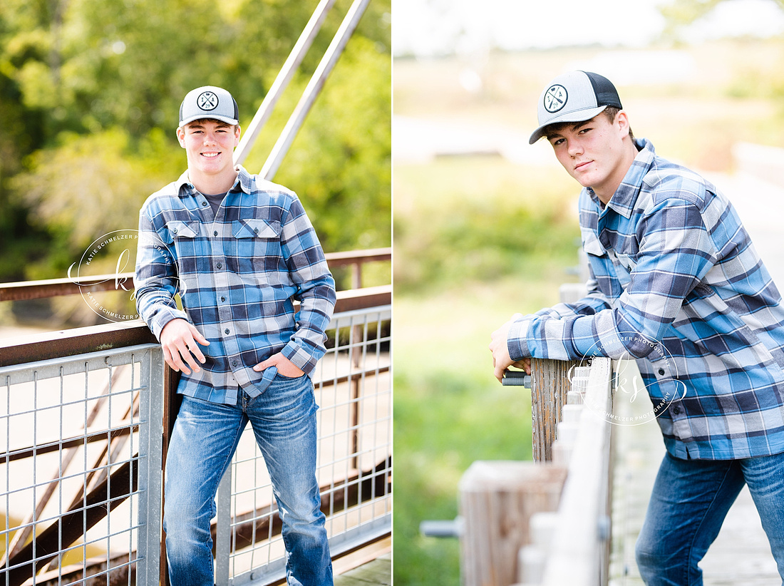 Senior portraits with Solon IA senior photographed by KS Photography