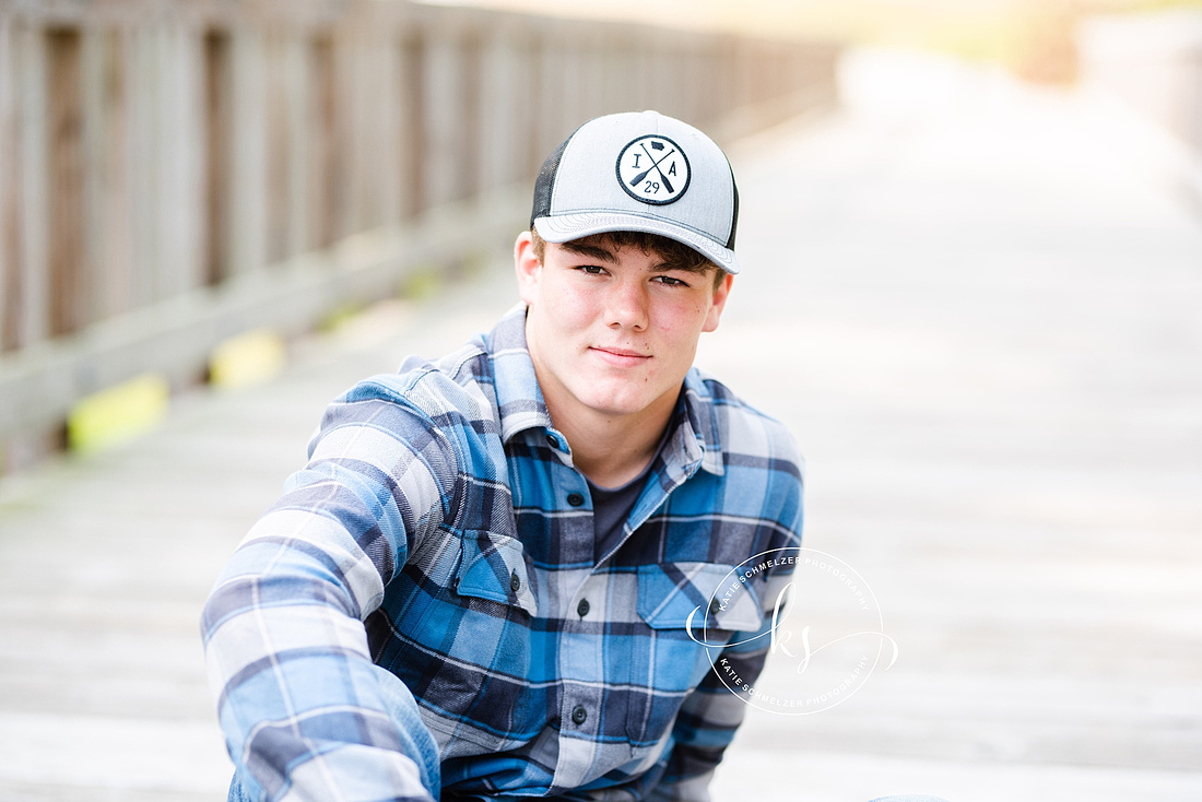 Senior portraits with Solon IA senior photographed by KS Photography