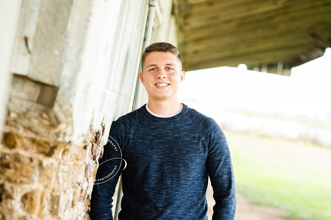 Amana senior portraits with Iowa senior photographer KS Photography