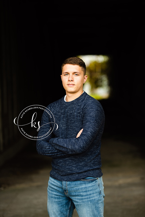 Amana senior portraits with Iowa senior photographer KS Photography