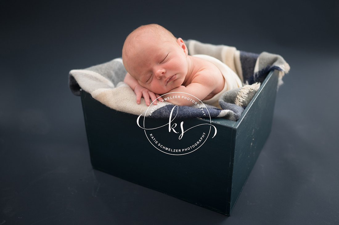 Sleepy Newborn Session photographed by IA Newborn Photographer KS Photography