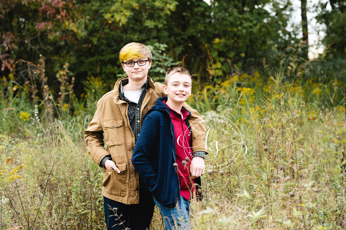 Fall Family Portraits in Iowa with Tiffin IA family photographer KS Photography 