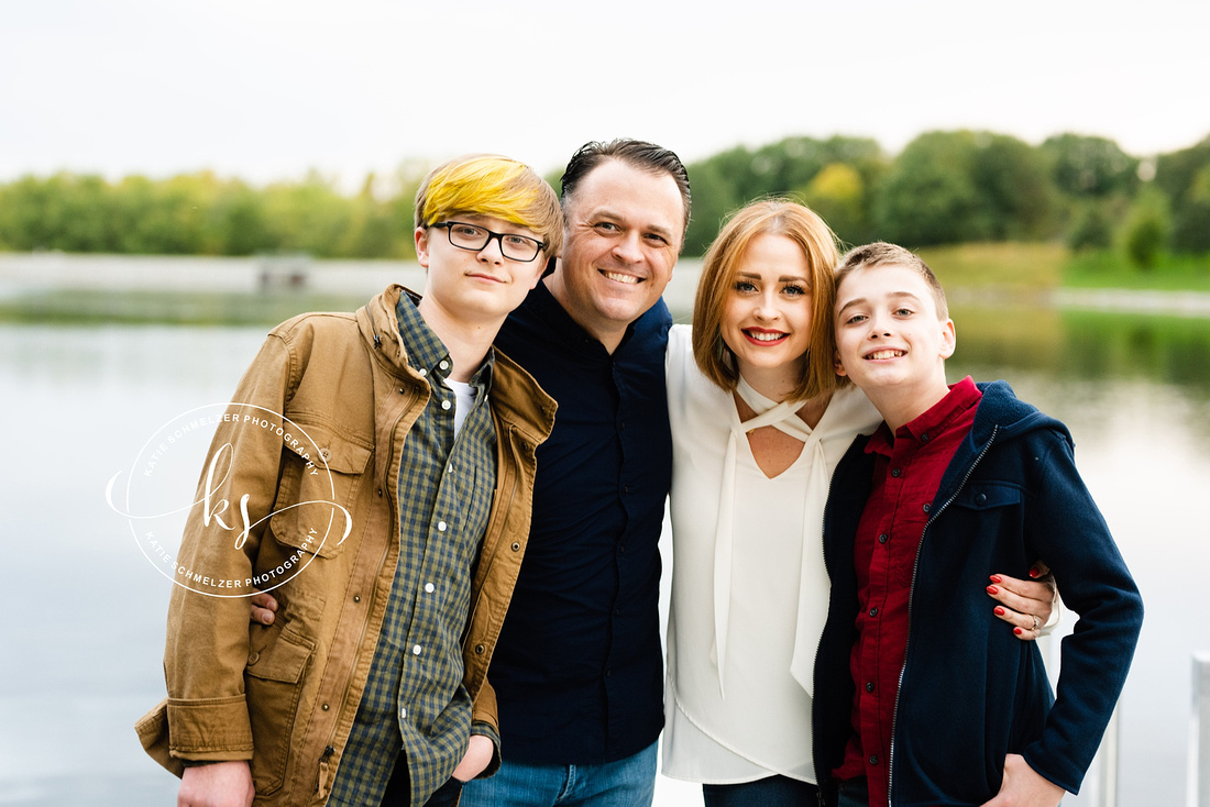 Fall Family Portraits in Iowa with Tiffin IA family photographer KS Photography 