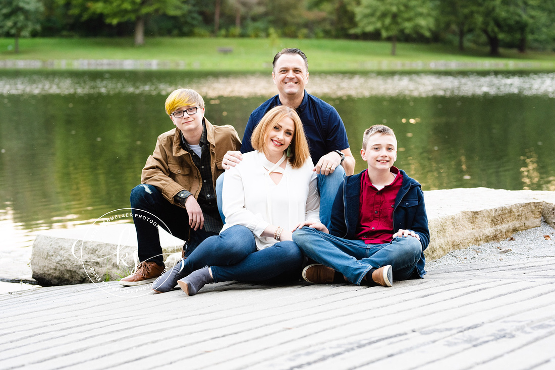 Fall Family Portraits in Iowa with Tiffin IA family photographer KS Photography 