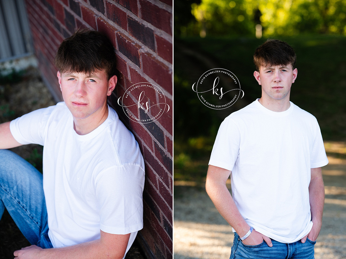 Multi-sport Athlete + Future Firefighter Senior Portraits photographed by Iowa Senior Photographer  KS Photography