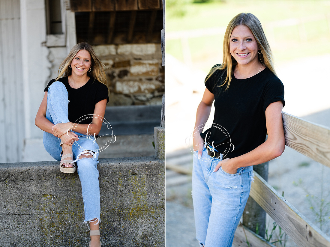 Johnson County Senior Portraits photographed by Iowa Senior Photographer KS Photography