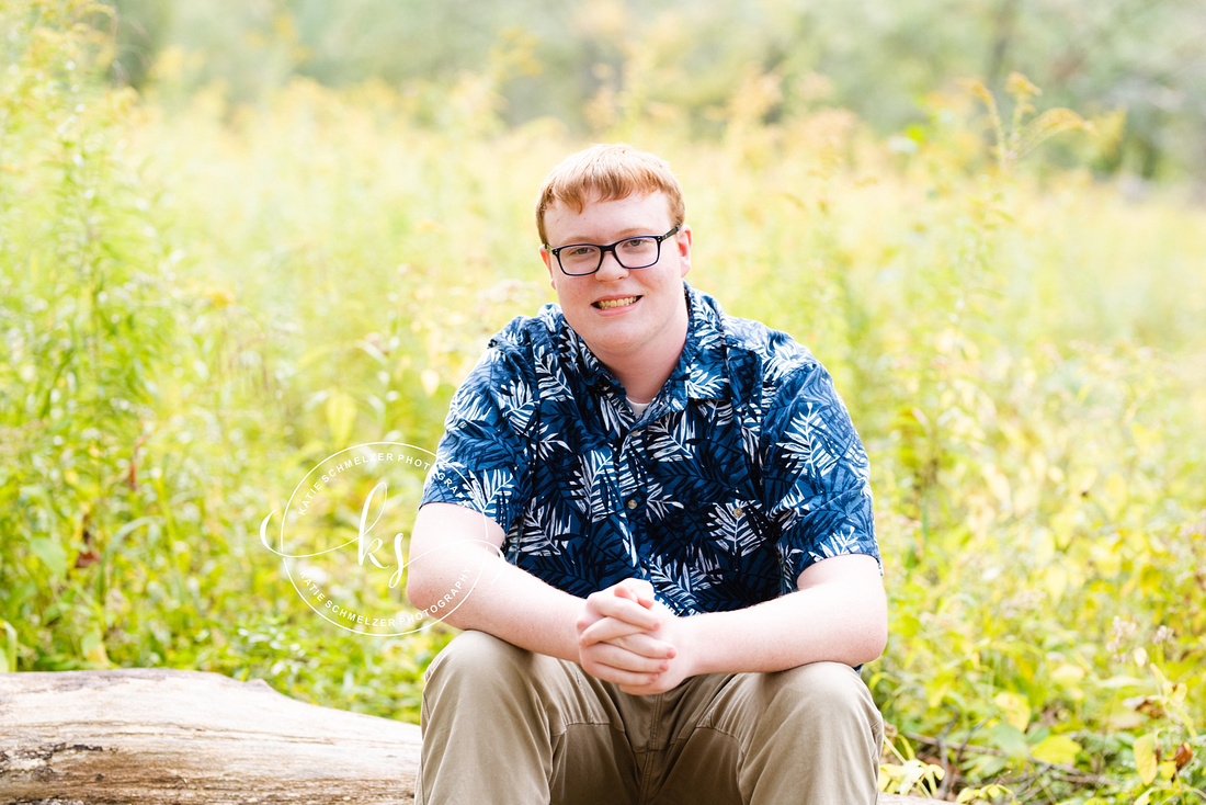 Iowa Senior Portraits for senior boy photographed by KS Photography 