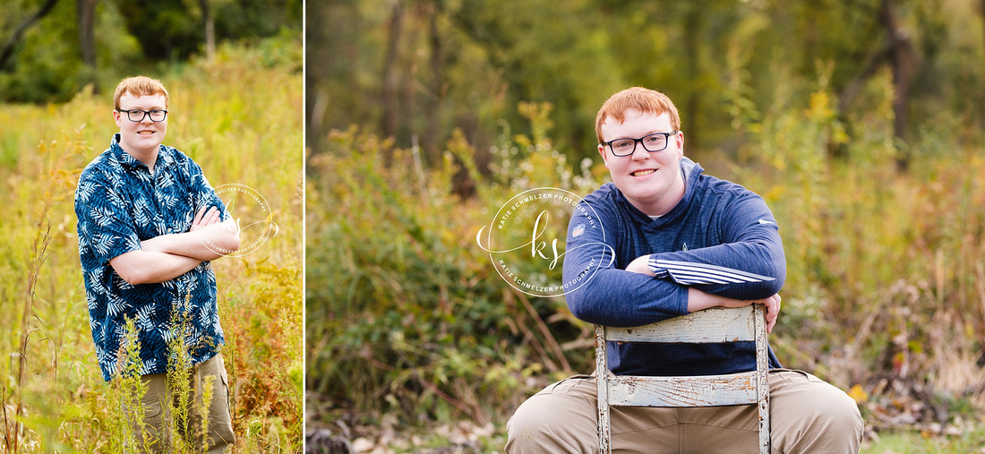 Iowa Senior Portraits for senior boy photographed by KS Photography 