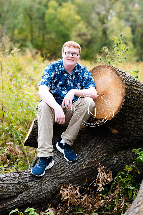 Iowa Senior Portraits for senior boy photographed by KS Photography 