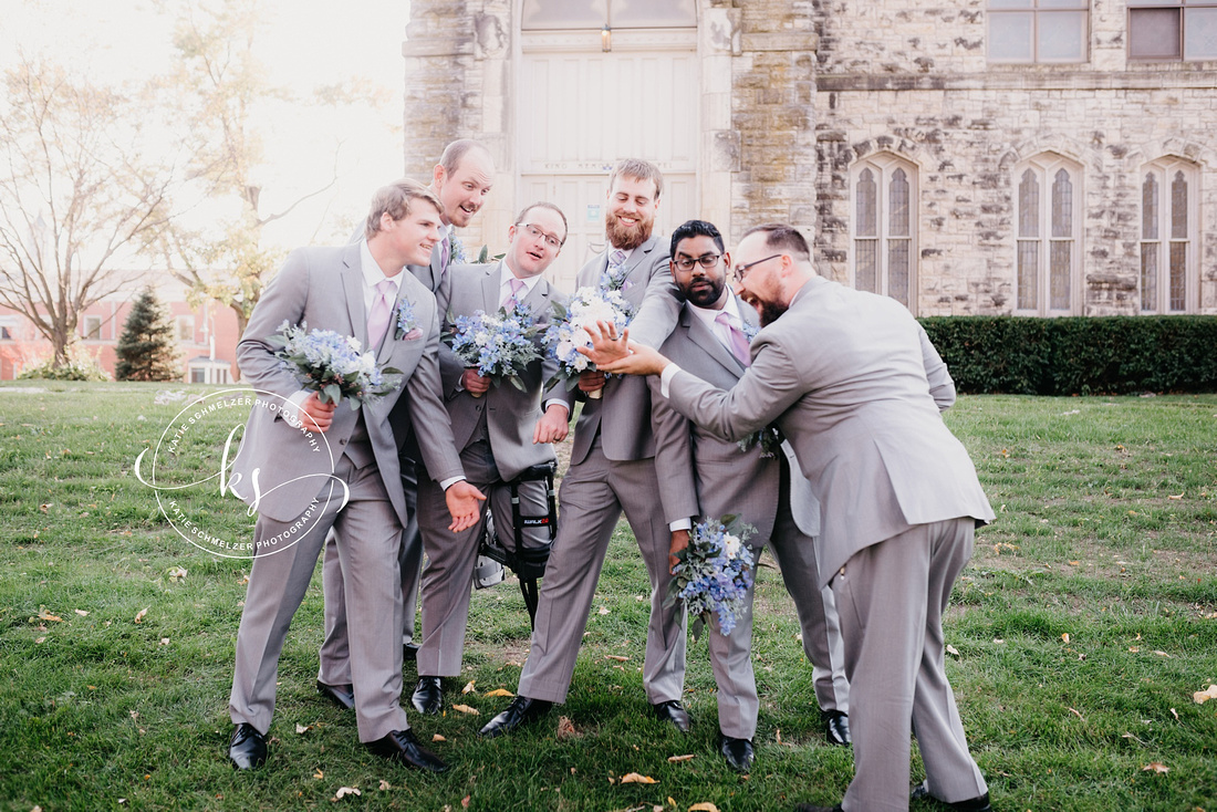 Iowa Wedding with Harry Potter and Star Wars details photographed IA wedding photographer KS Photography