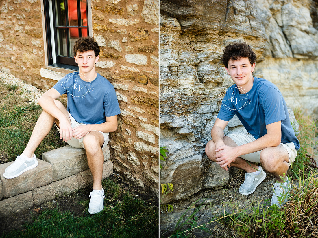 Solon High School Senior Portraits photographed by IA Senior Photographer KS Photography