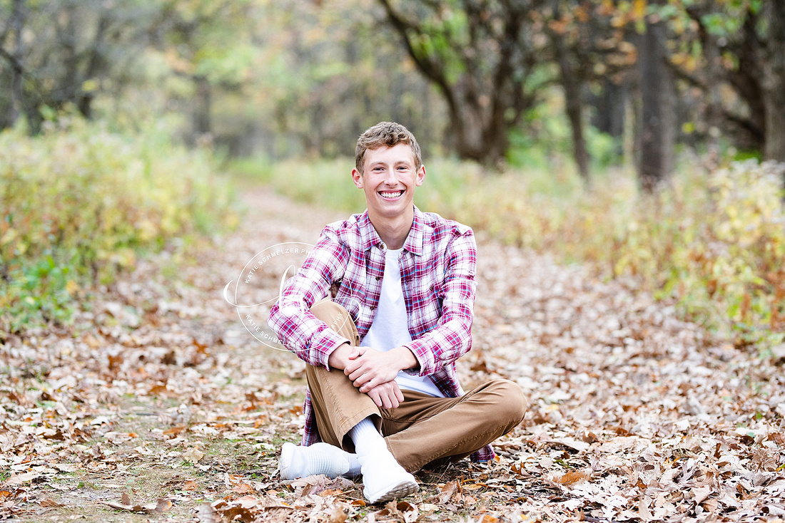 Kent Park Senior Portraits in Iowa with IA senior portrait photographer KS Photography