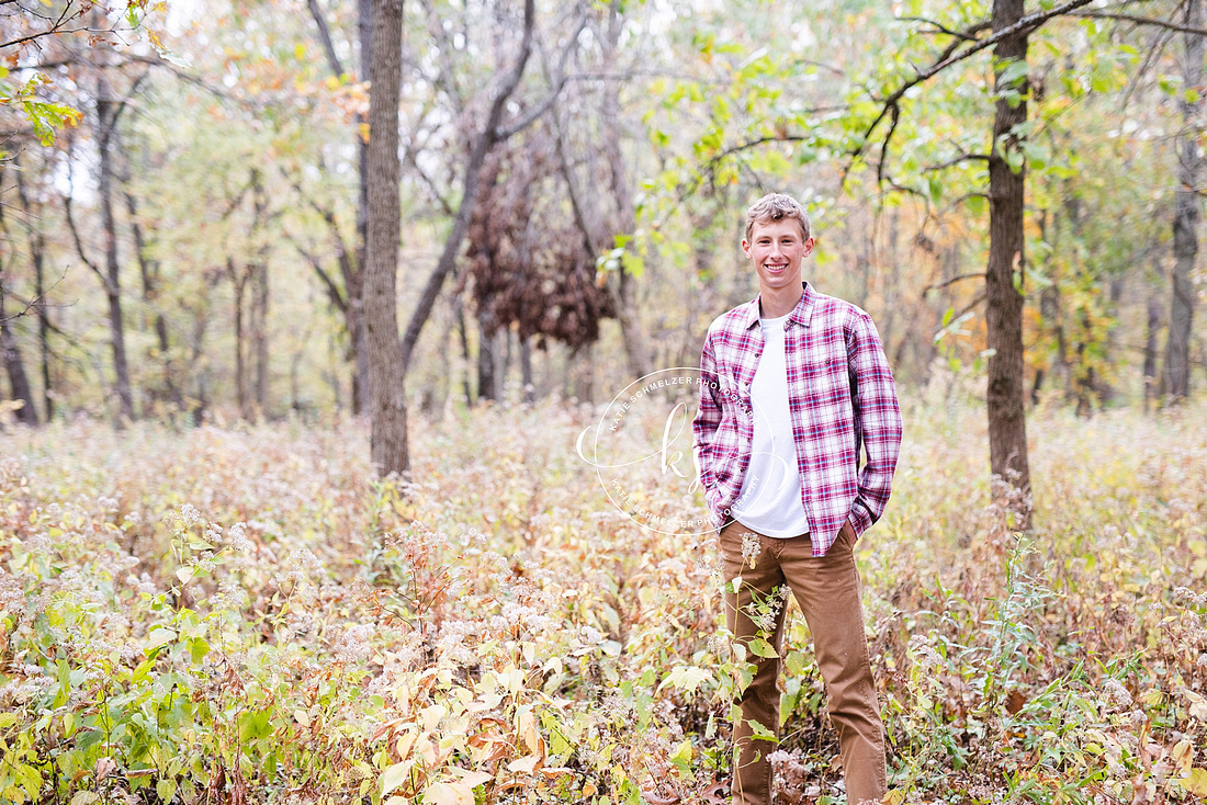 Kent Park Senior Portraits in Iowa with IA senior portrait photographer KS Photography