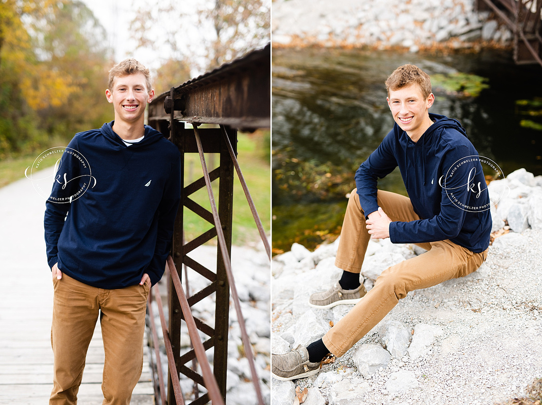 Kent Park Senior Portraits in Iowa with IA senior portrait photographer KS Photography