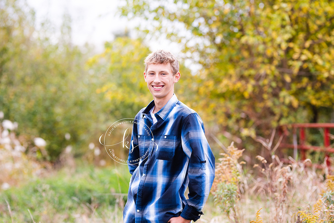 Kent Park Senior Portraits in Iowa with IA senior portrait photographer KS Photography