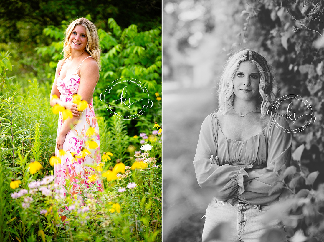 Iowa Senior Portraits of Cheer Athlete photographed by Iowa Senior Photographer KS Photography