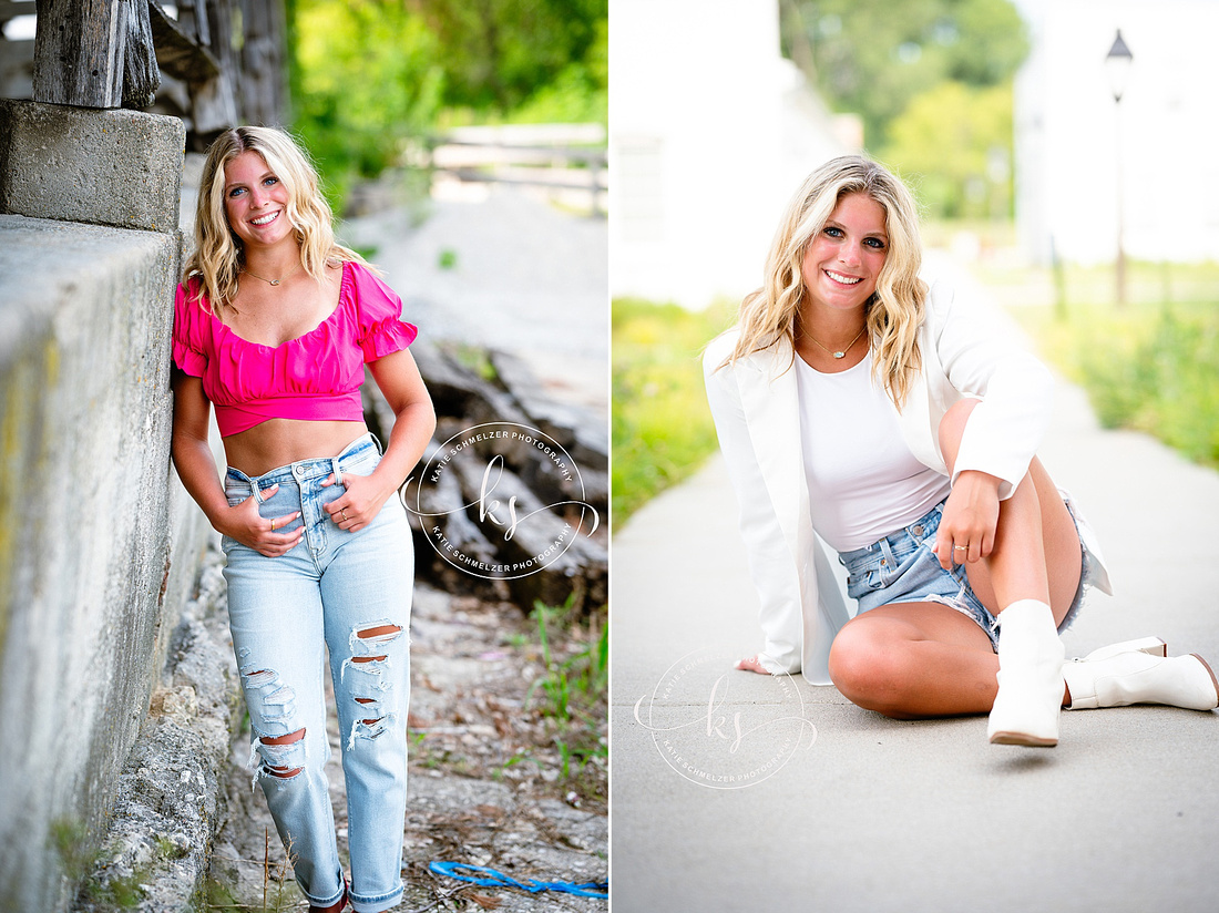 Iowa Senior Portraits of Cheer Athlete photographed by Iowa Senior Photographer KS Photography