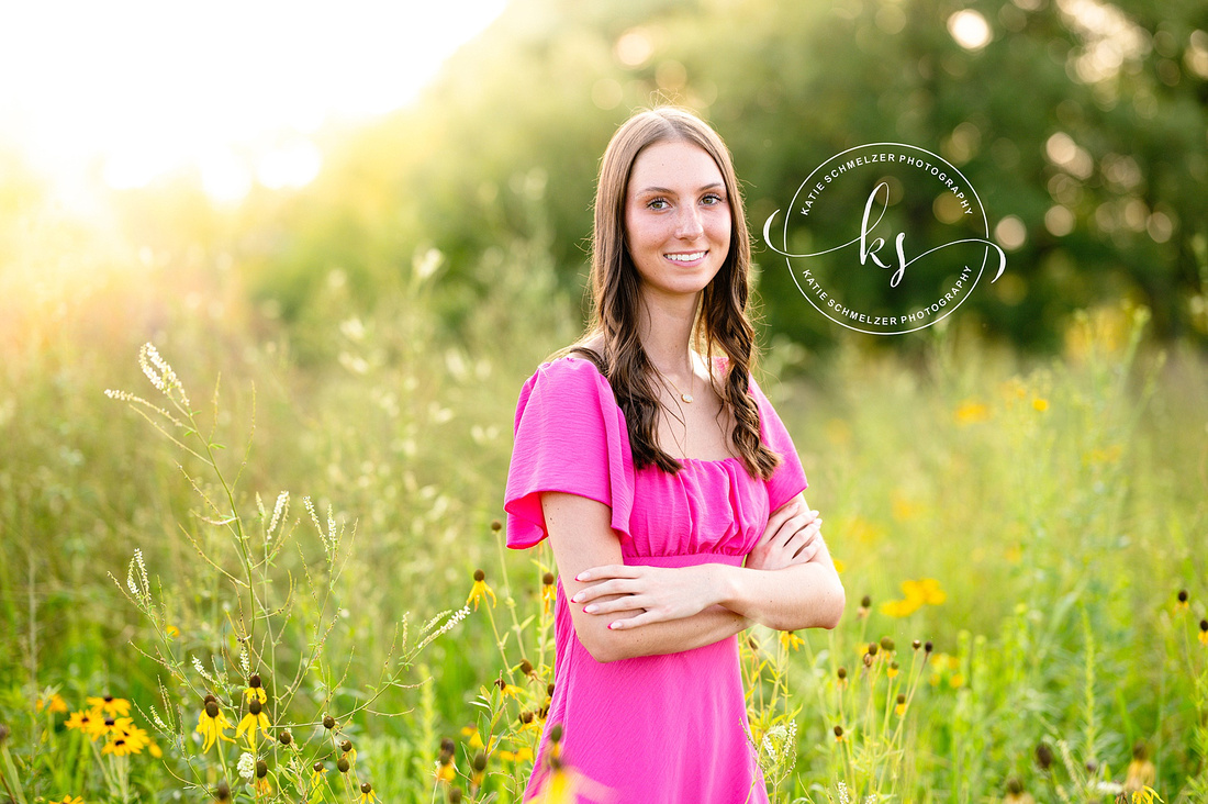 Iowa Summer Senior Session photographed by Iowa Senior Photographer KS Photography