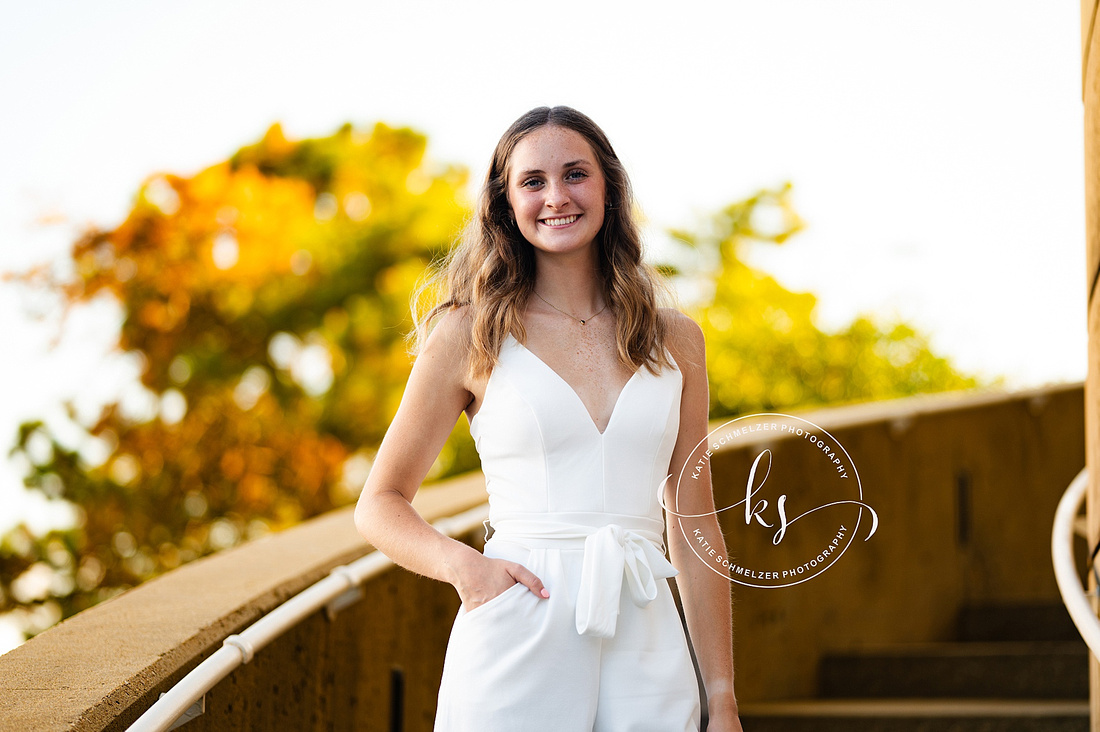 Summer Evening Senior Session photographed by Iowa Senior Photographer KS Photography