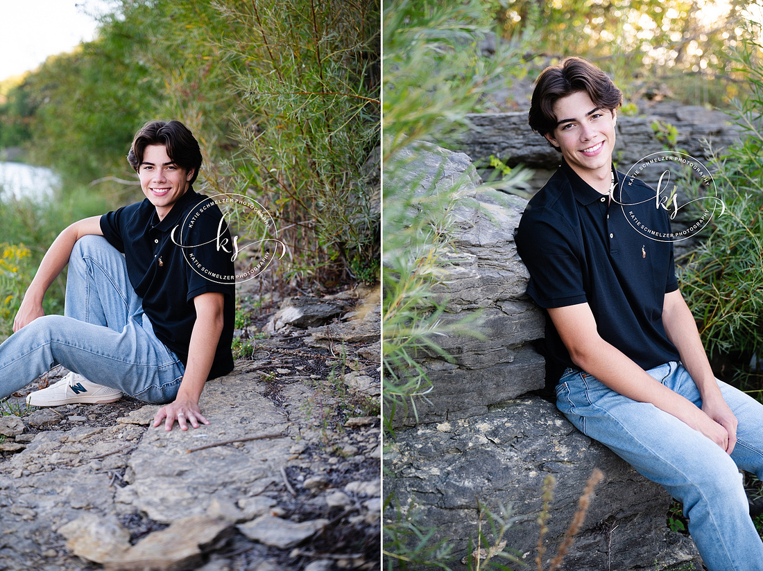 Coralville Lake Family + Senior Portrait Session  photographed by Iowa Family Photographer KS Photography