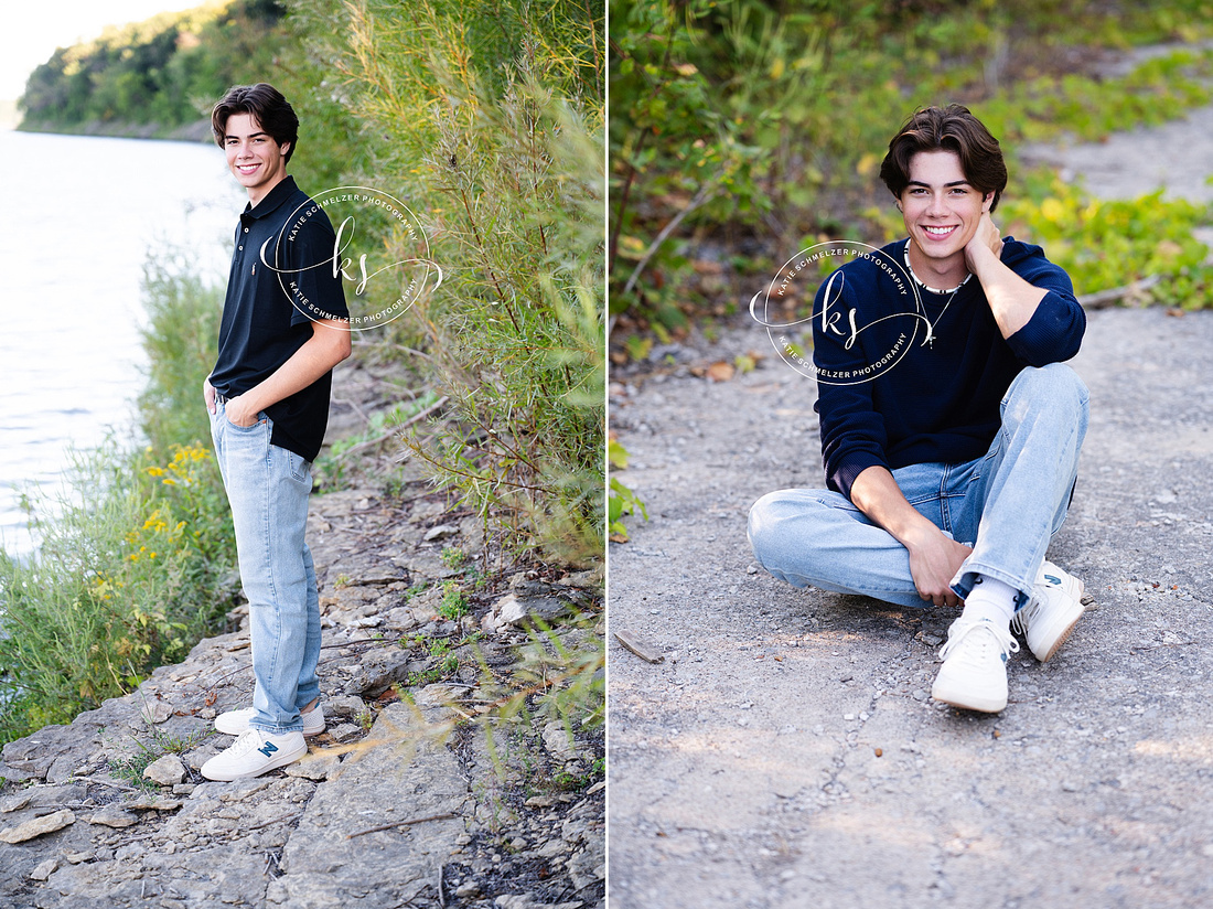 Coralville Lake Family + Senior Portrait Session  photographed by Iowa Family Photographer KS Photography