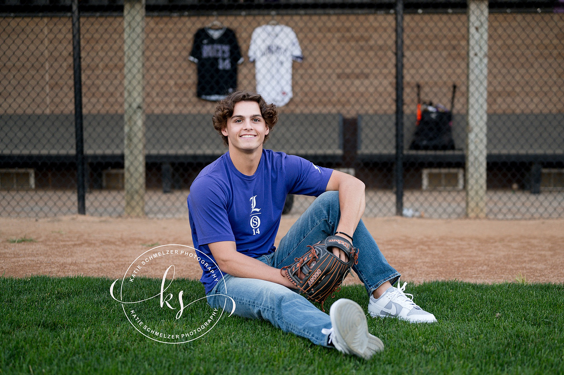 Liberty Senior Athlete Portrait Session photographed by Iowa Senior Photographer KS Photography