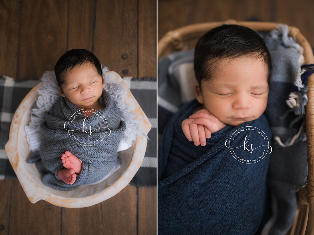 Cozy Iowa Newborn Session photographed by  Iowa Newborn Photographer KS Photography 