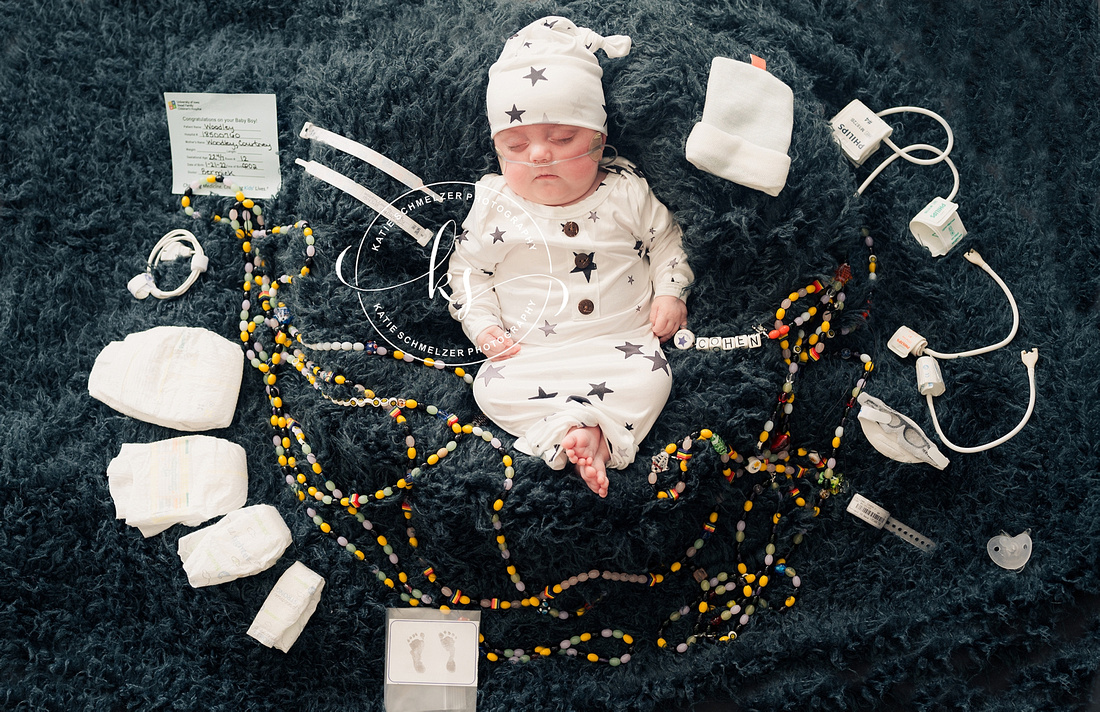 Baby boy Warrior Newborn Session photographed by Iowa newborn Photographer KS Photography