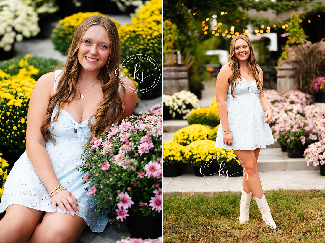 Fall Senior Session photographed by Iowa Senior Photographer KS Photography