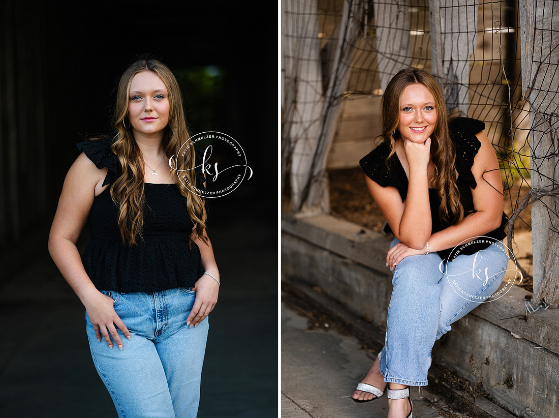 Fall Senior Session photographed by Iowa Senior Photographer KS Photography