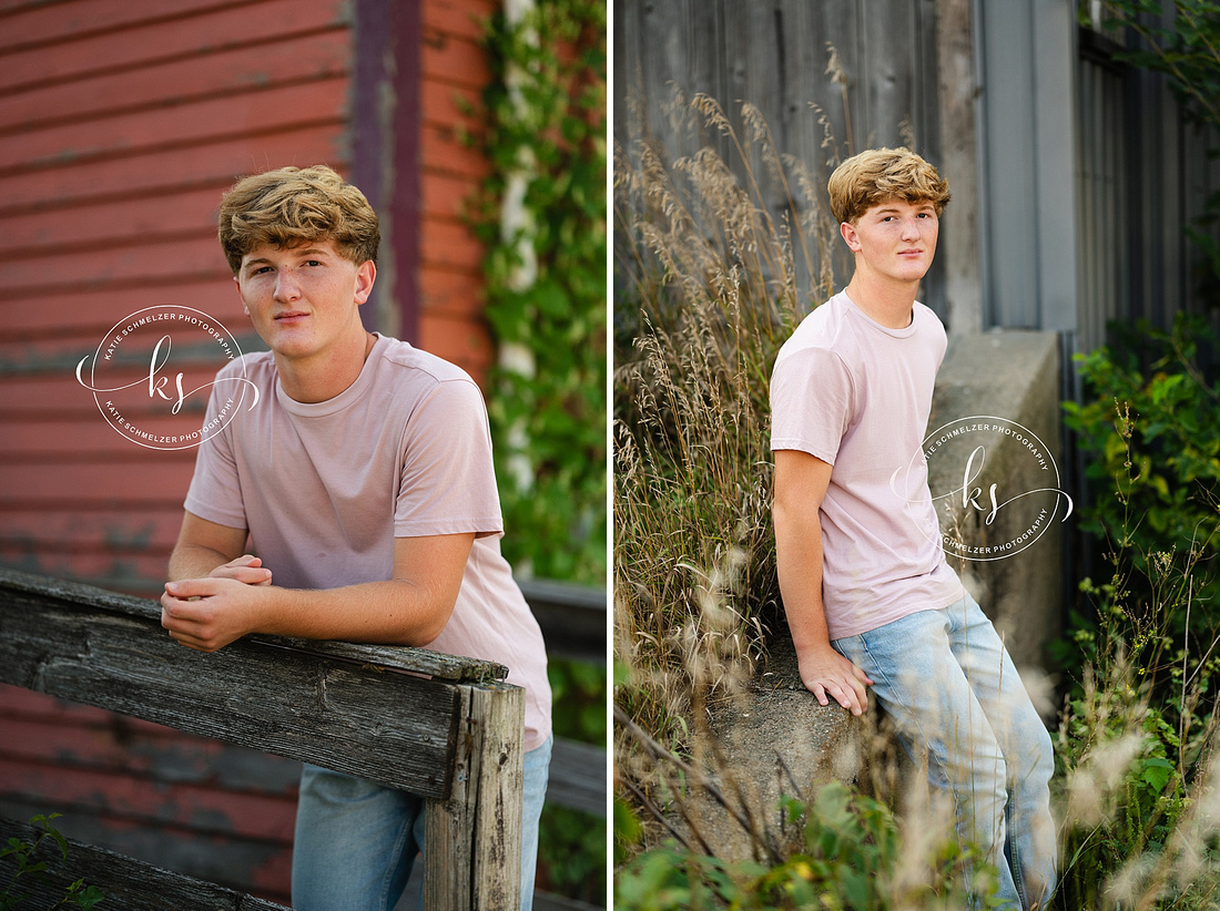 Amana Golf Course Senior Session photographed by Iowa Senior Photographer KS Photography