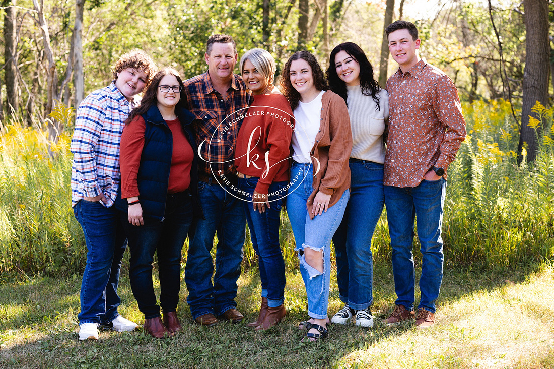 Fun Family Session photographed by Iowa Family Photographer KS Photography