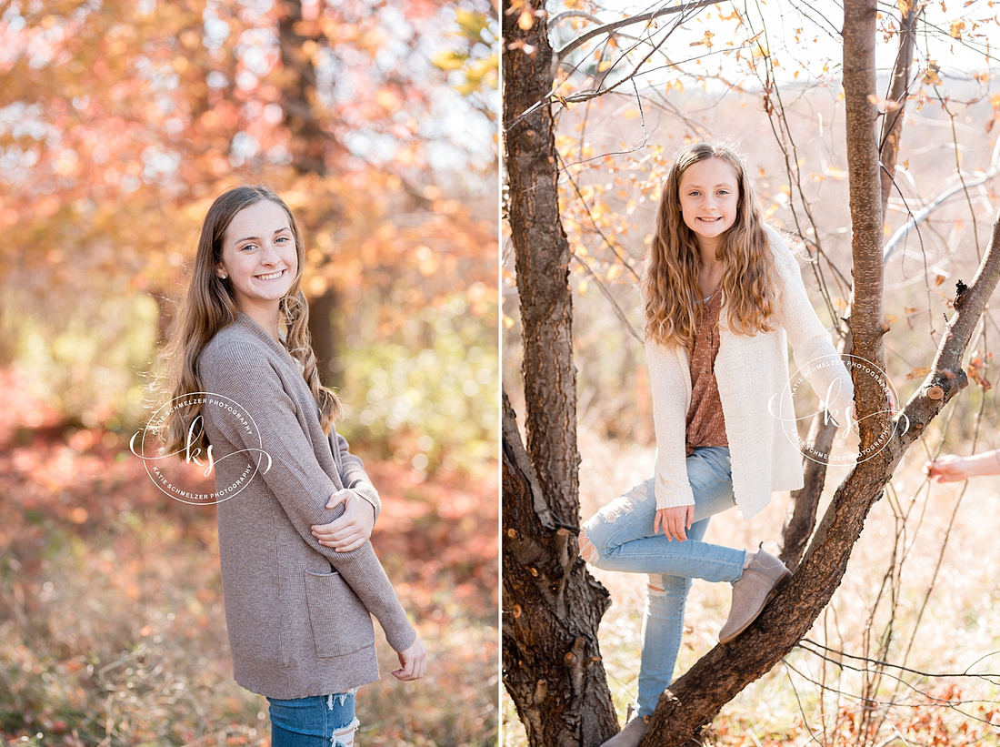 Fall Family Mini Session in Iowa  Photographed by Family Photographer  KS Photography