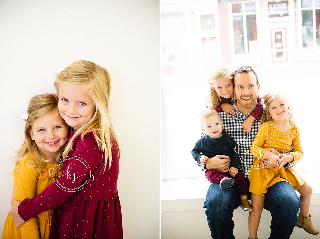 Family of Five Mini Session in Iowa photographed by IA family photographer KS Photography