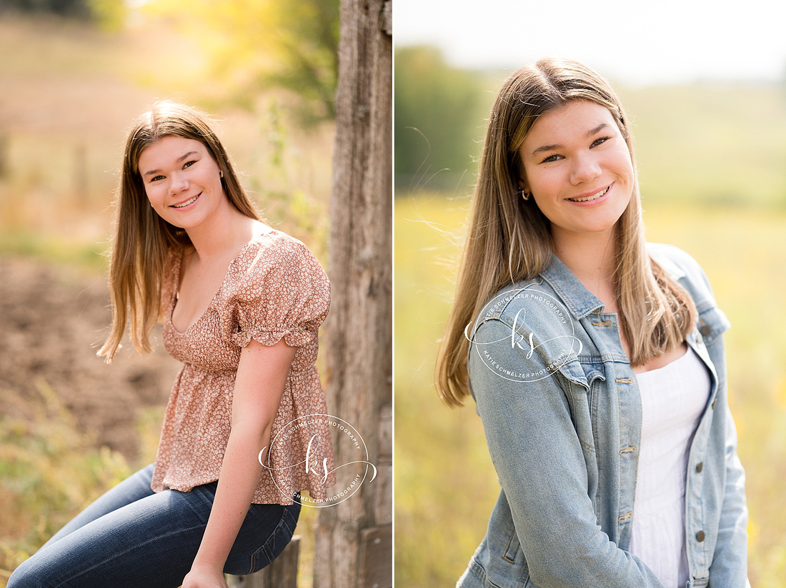 Rustic Senior Portrait Session photographed by Iowa Senior Photographer KS Photography