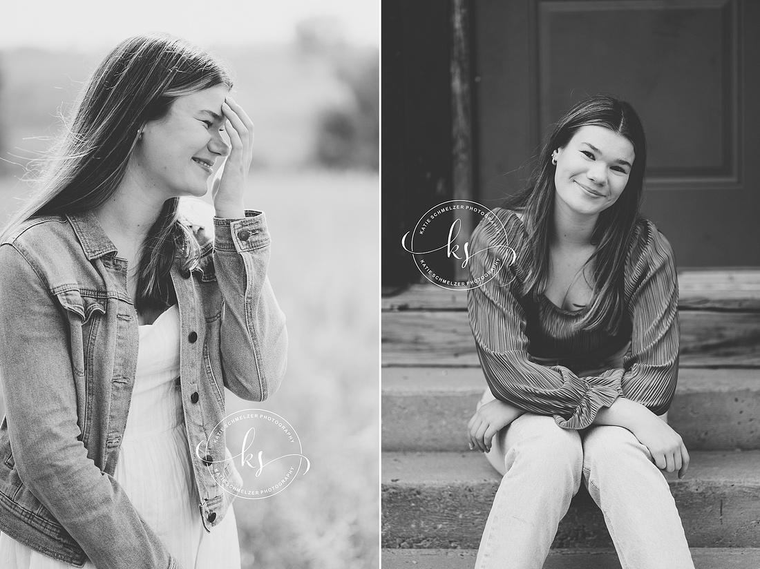 Rustic Senior Portrait Session photographed by Iowa Senior Photographer KS Photography