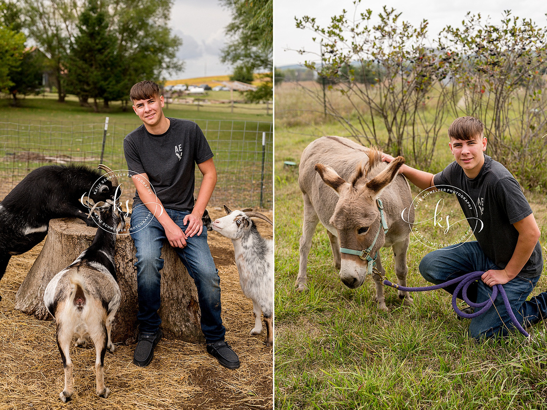 Koru Aronia Berry Farm Senior Portraits photographed by Iowa Senior Photographer KS Photography