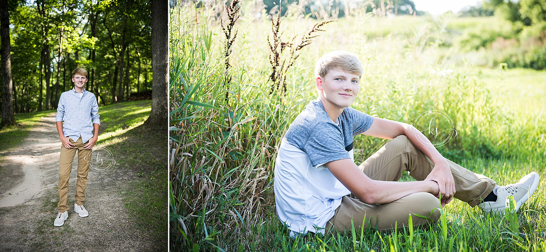 Senior portraits with Iowa senior portrait photographer KS Photography