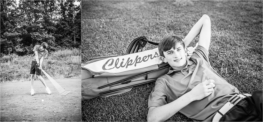 Iowa Senior portraits with high school athlete and KS Photography