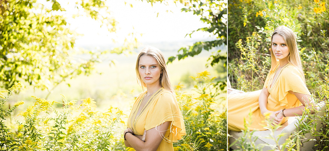 Amana Towns senior portraits by Iowa senior portrait photographer KS Photography