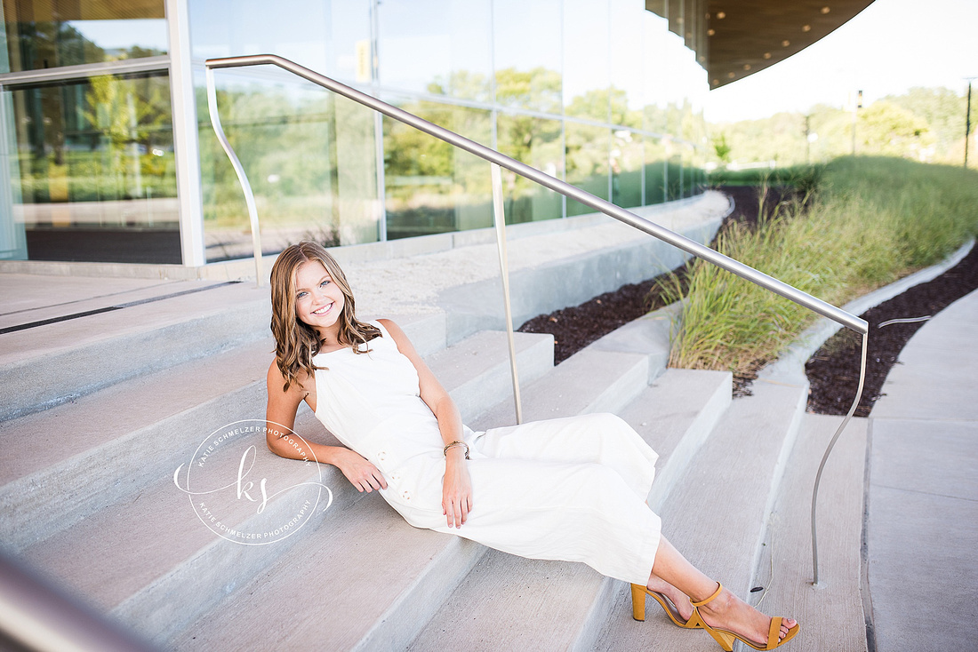 Iowa senior portraits at Colony Pumpkin Patch with IA senior portrait photographer KS Photography