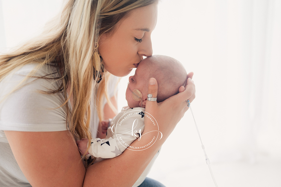 Baby boy Warrior Newborn Session photographed by Iowa newborn Photographer KS Photography