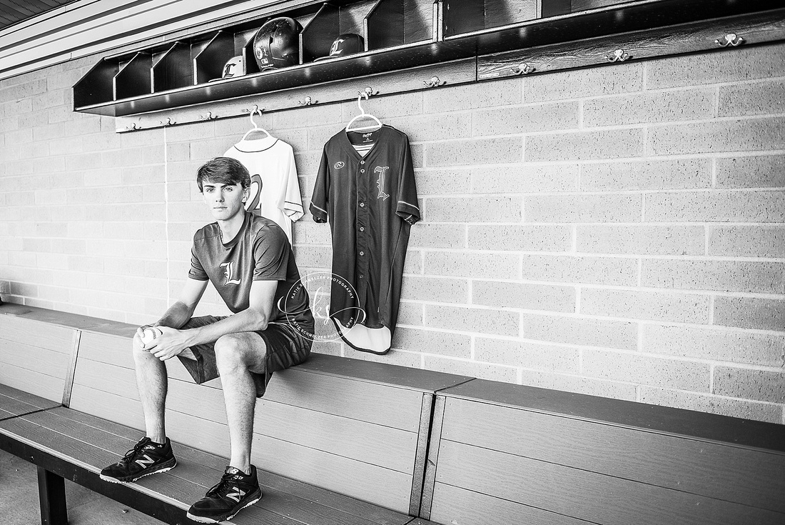 Baseball inspired Senior portraits with KS Photography, Iowa Senior Portrait photographer