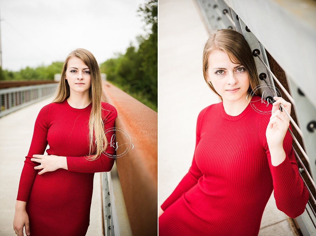 Senior portrait session at Lake McBride with Solon High School student and Iowa senior portrait photographer, KS Photography