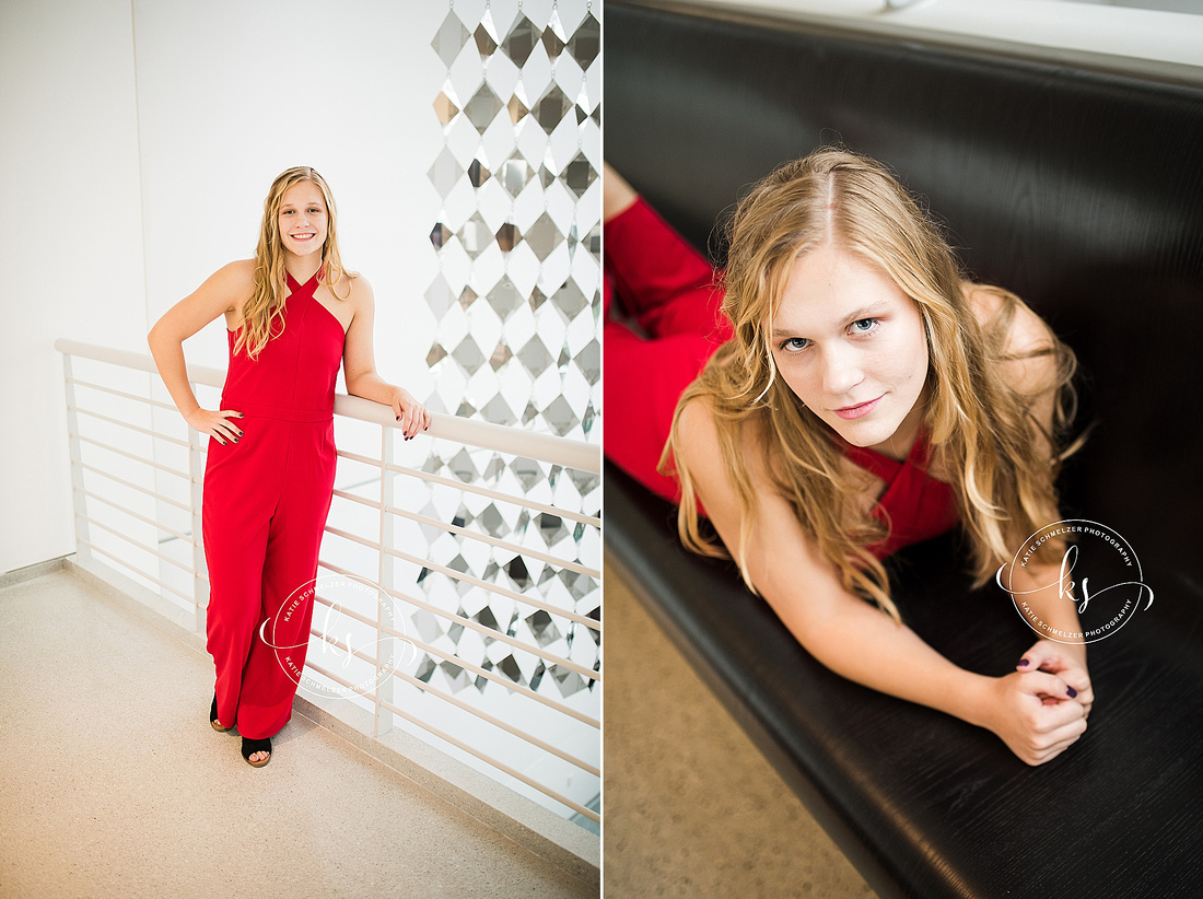 Senior portraits with West Senior High School student and Tiffin IA senior portrait photographer, KS Photography