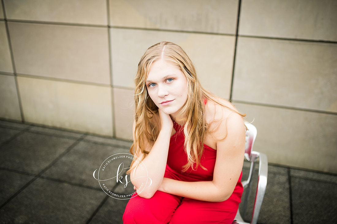 Senior portraits with West Senior High School student and Tiffin IA senior portrait photographer, KS Photography