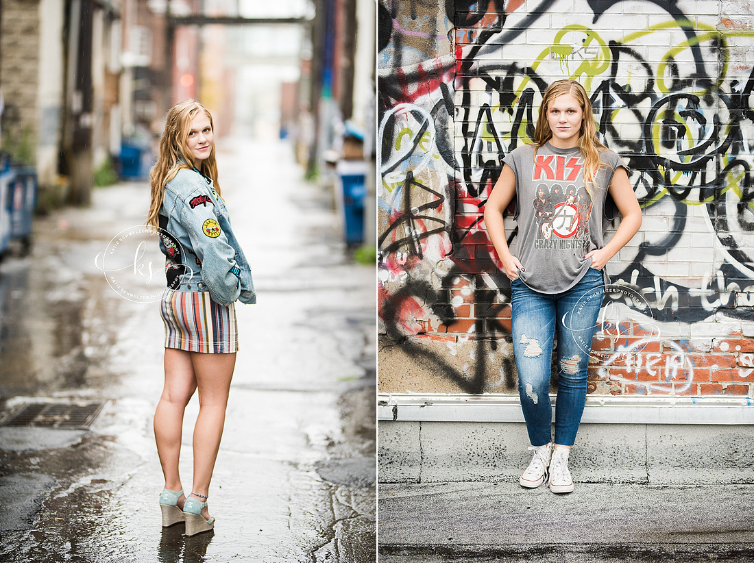 Senior portraits with West Senior High School student and Tiffin IA senior portrait photographer, KS Photography