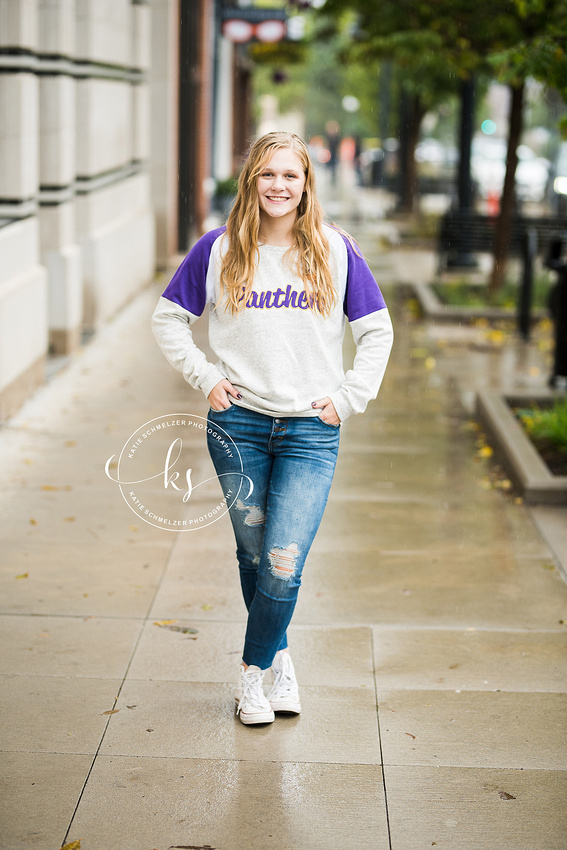 Senior portraits with West Senior High School student and Tiffin IA senior portrait photographer, KS Photography